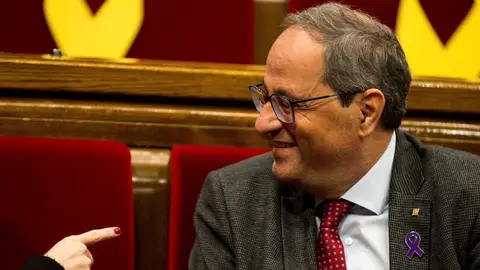 El presidente de la Generalitat, Quim Torra El presidente de la Generalitat, Quim Torra