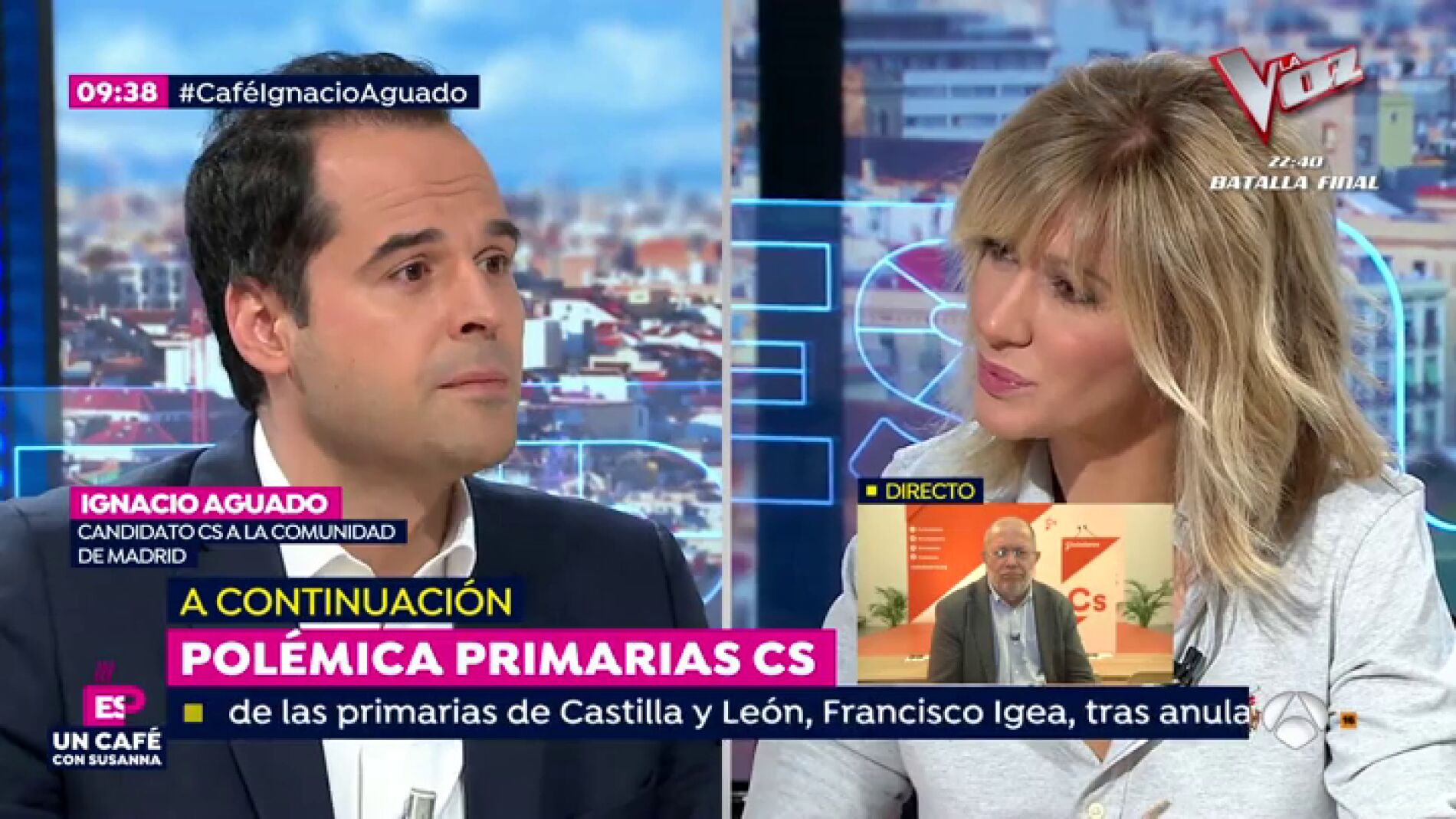 Ignacio Aguado, sobre el vuelco de primarias en Castilla y Le&oacute;n.