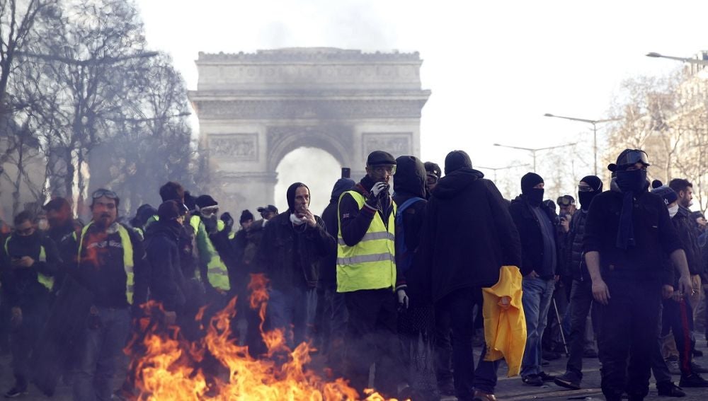 Nueva jornada de protestas de los chalecos amarillos en Francia