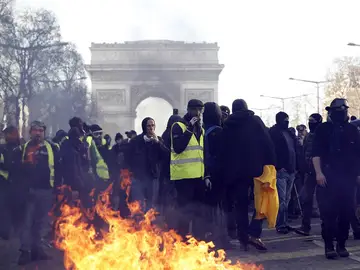 Nueva jornada de protestas de los chalecos amarillos en Francia Nueva jornada de protestas de los chalecos amarillos en Francia