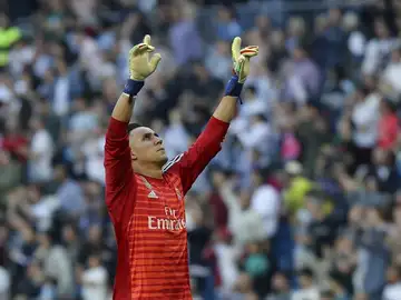 El portero del Real Madrid, Keylor Navas. El portero del Real Madrid, Keylor Navas.