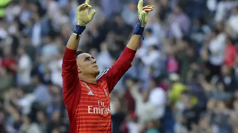 El portero del Real Madrid, Keylor Navas. El portero del Real Madrid, Keylor Navas.