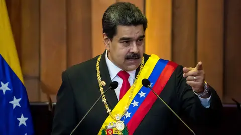 El presidente de Venezuela, Nicolás Maduro. El presidente de Venezuela, Nicolás Maduro.