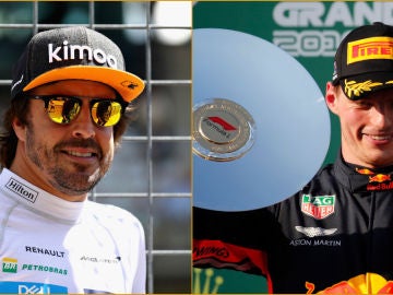 Fernando Alonso y Max Verstappen Fernando Alonso y Max Verstappen