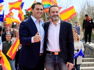 Albert Rivera junto a Edmundo Bal en un acto en Madrid