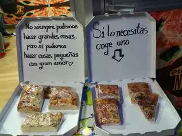 Pizza gratuita para los más necesitados Pizza gratuita para los más necesitados