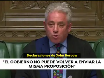El Parlamento británico insiste en que no se puede votar el mismo plan del 'Brexit' otra vez El Parlamento británico insiste en que no se puede votar el mismo plan del 'Brexit' otra vez
