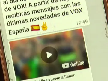 Los partidos invaden tu móvil a través de WhatsApp Los partidos invaden tu móvil a través de WhatsApp