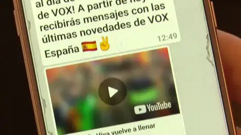 Los partidos invaden tu móvil a través de WhatsApp Los partidos invaden tu móvil a través de WhatsApp