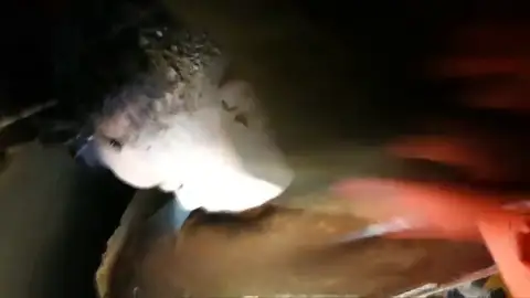 El impresionante rescate de un niño atrapado en unos escombros en China El impresionante rescate de un niño atrapado en unos escombros en China