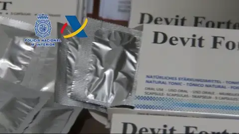 Intervenidas 400.000 dosis de complementos nutricionales adulterados Intervenidas 400.000 dosis de complementos nutricionales adulterados