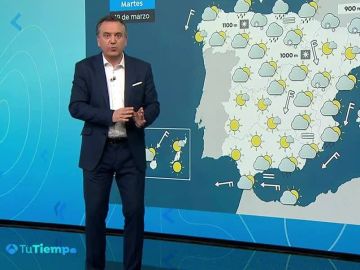 Las temperaturas siguen en descenso, especialmente acusado en el sudeste peninsular Las temperaturas siguen en descenso, especialmente acusado en el sudeste peninsular