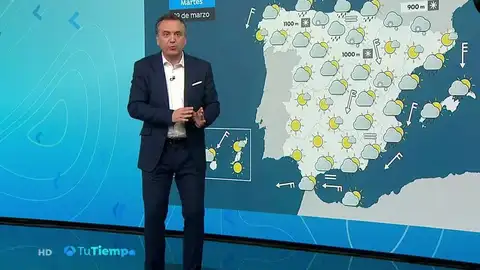 Las temperaturas siguen en descenso, especialmente acusado en el sudeste peninsular Las temperaturas siguen en descenso, especialmente acusado en el sudeste peninsular