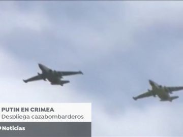 Rusia despliega cazabombarderos nucleares en Crimea en respuesta al sistema de antimisiles que Estados Unidos instaló en Rumanía