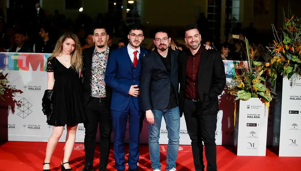 El equipo de 'Vosotros sois mi película' en el Festival de Málaga