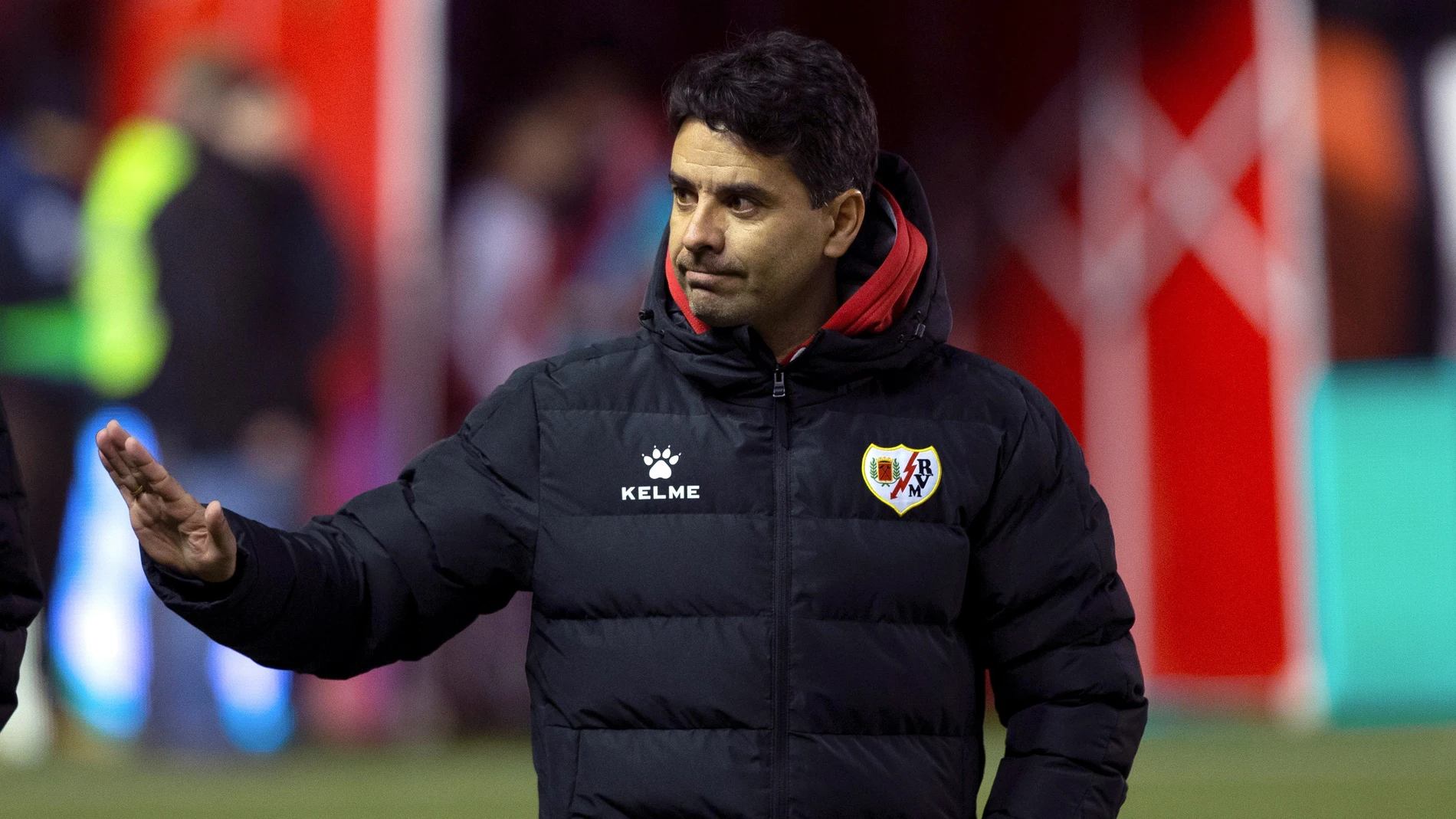 Míchel, en un partido con el Rayo Vallecano Míchel, en un partido con el Rayo Vallecano