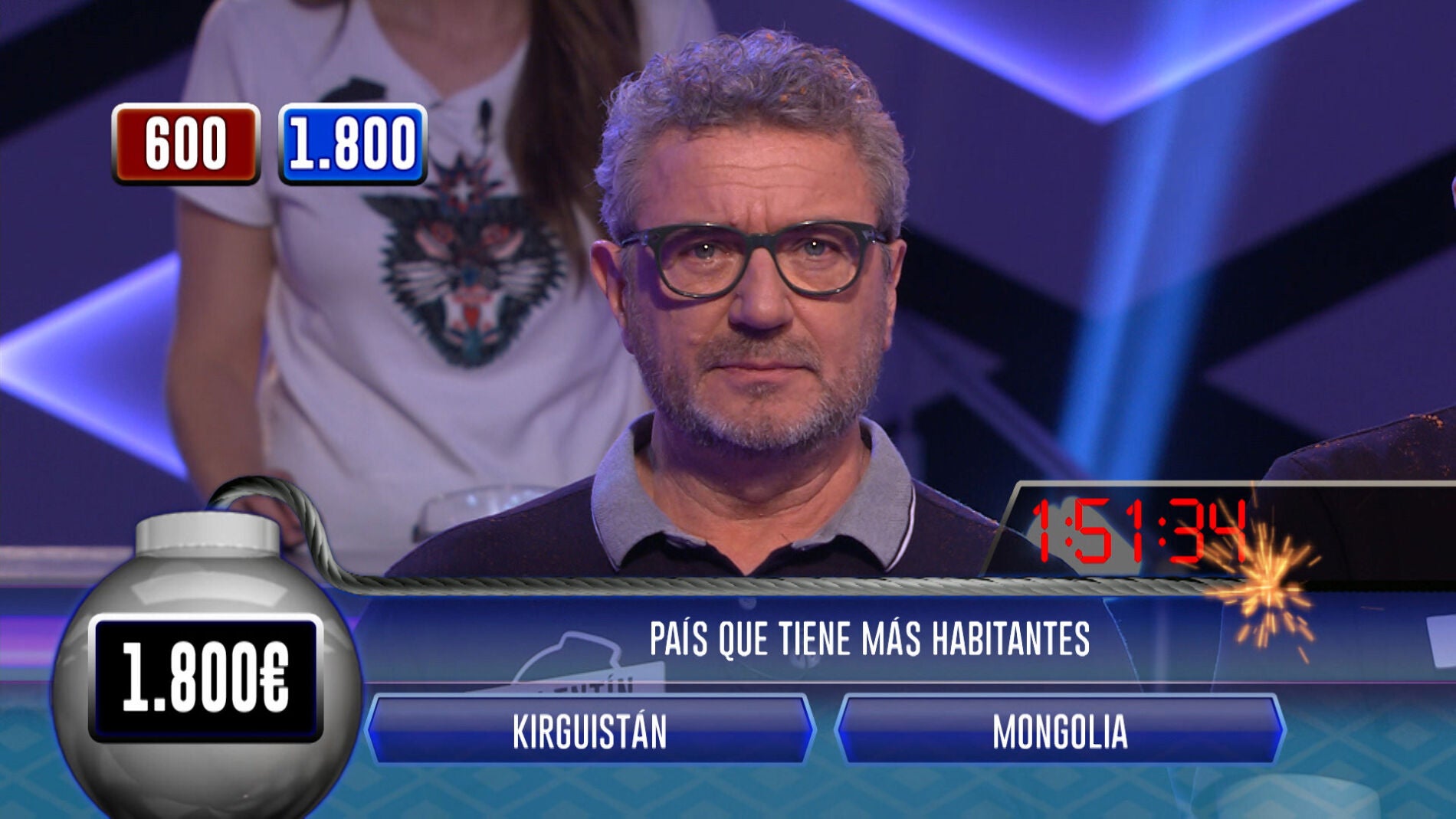 Valent&iacute;n, imparable en la bomba clasificatoria de '&iexcl;Boom!'