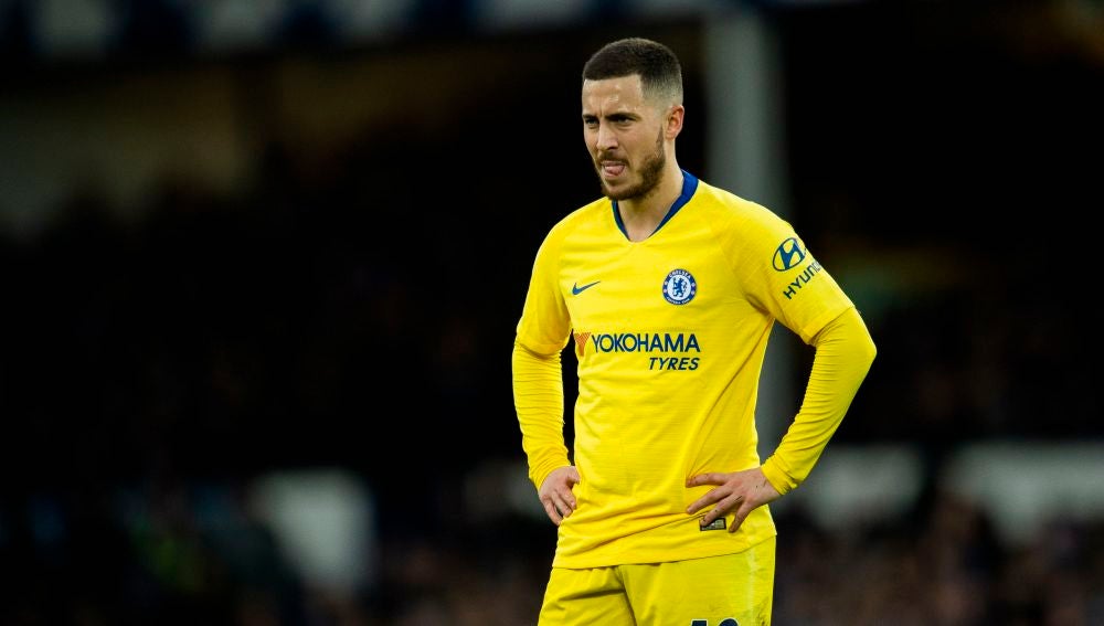 Eden Hazard en un partido