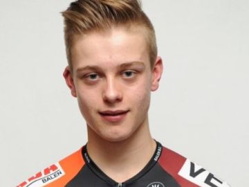 Stef Loos, el ciclista belga de 19 años que fallecía tras ser arrollado por una furgoneta