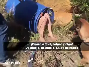 La madre de Godella escondida en el bidón La madre de Godella escondida en el bidón