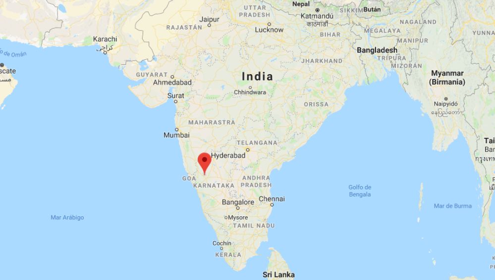 Distrito de Dharwad, donde se ha derrumbado un edificio en la India
