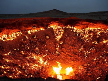 El pozo de Darvaza El pozo de Darvaza