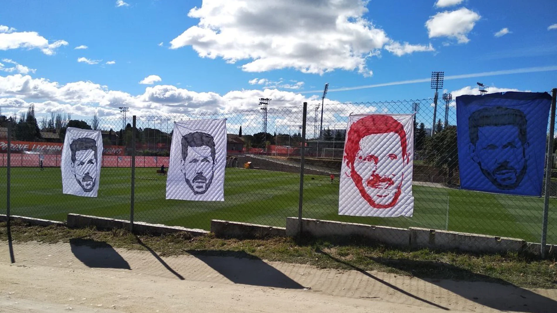 Los rostros de Simeone en el entrenamiento Los rostros de Simeone en el entrenamiento