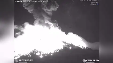 El volcán Popocatépetl registra una de sus explosiones más grandes de los últimos años en México El volcán Popocatépetl registra una de sus explosiones más grandes de los últimos años en México