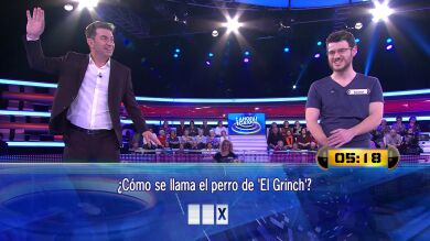 Mil combinaciones... sin dar con el perro de 'El Grinch' en '¡Ahora caigo!'