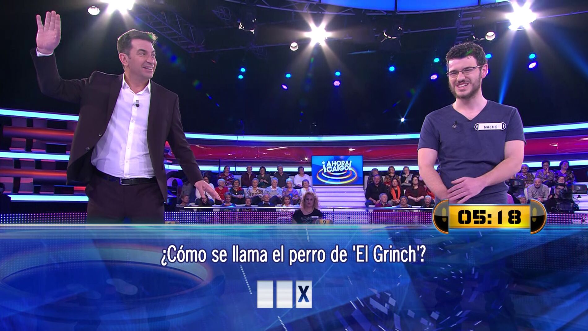 Mil combinaciones... sin dar con el perro de 'El Grinch' en '&iexcl;Ahora caigo!'