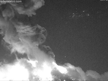 Así ha sido la violenta erupción del volcán Popocatépetl en México