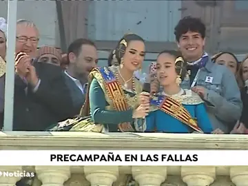 Los políticos se van a ver a las Fallas Los políticos se van a ver a las Fallas