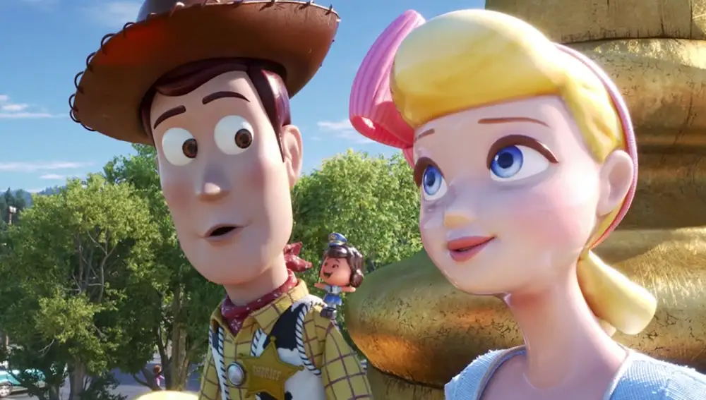 El reencuentro de Woody y Bo Peep en 'Toy Story 4'