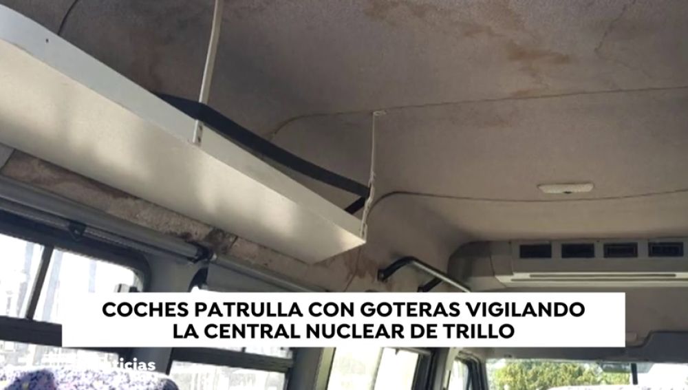 Coches con goteras y moho, es la situación de los guardias civiles de Trillo (Guadalajara)