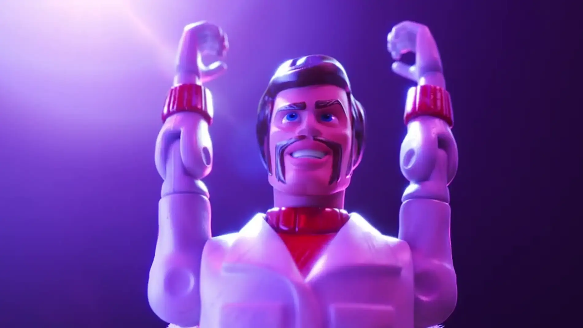 Duke Caboom, interpretado por Keanu Reeves en 'Toy Story 4'