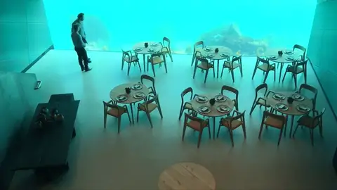 'Under', el primer restaurante subacuático de Europa, abre sus puertas en Noruega 'Under', el primer restaurante subacuático de Europa, abre sus puertas en Noruega