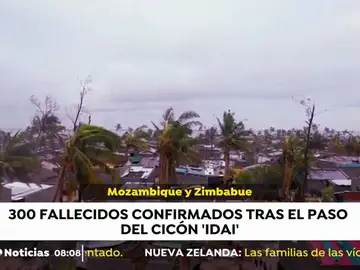 Al menos 300 muertos tras el paso del ciclón Idai en Mozambique y Zimbawue Al menos 300 muertos tras el paso del ciclón Idai en Mozambique y Zimbawue