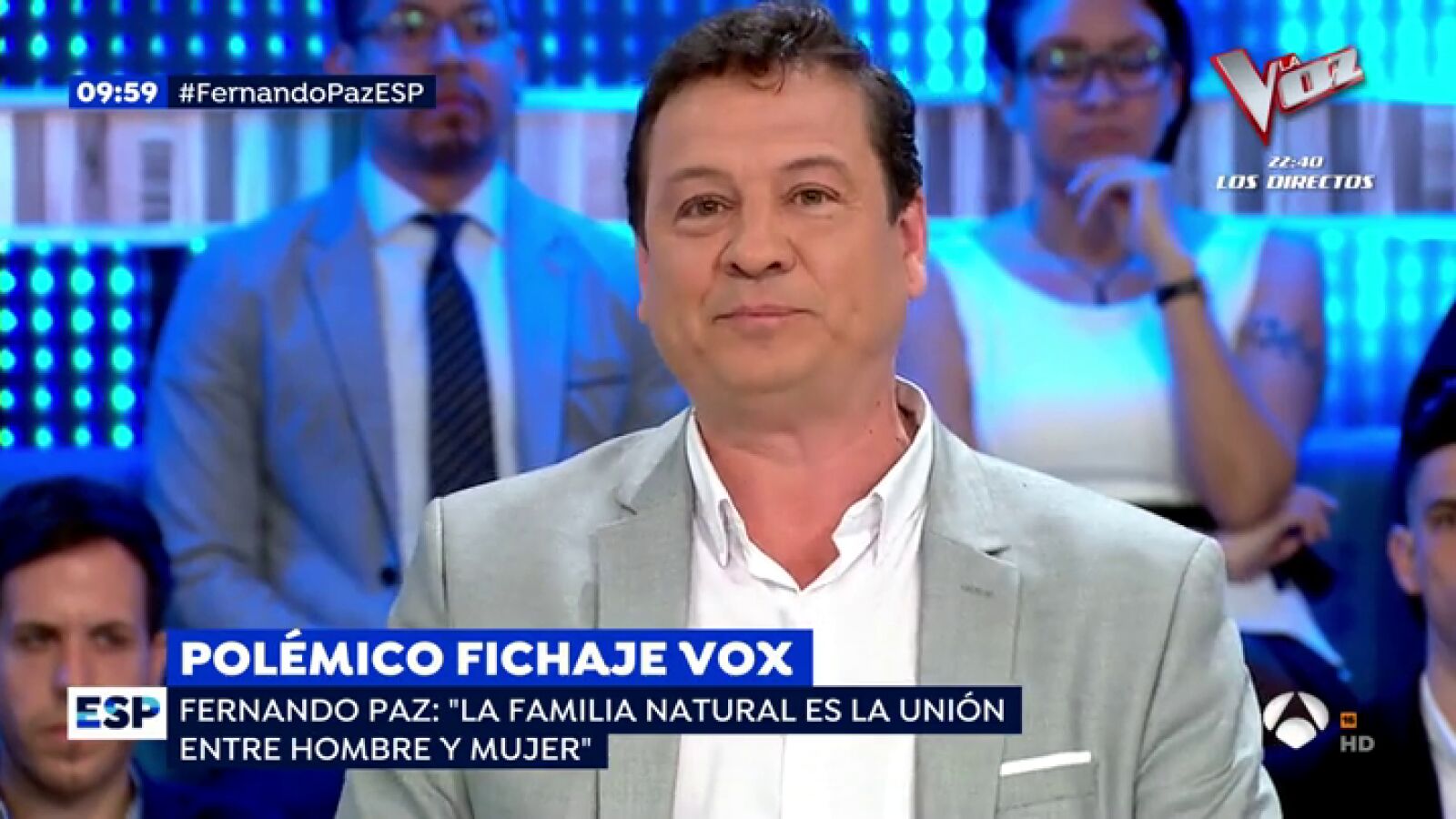 Fernando Paz, el nuevo fichaje de Vox, insiste: 