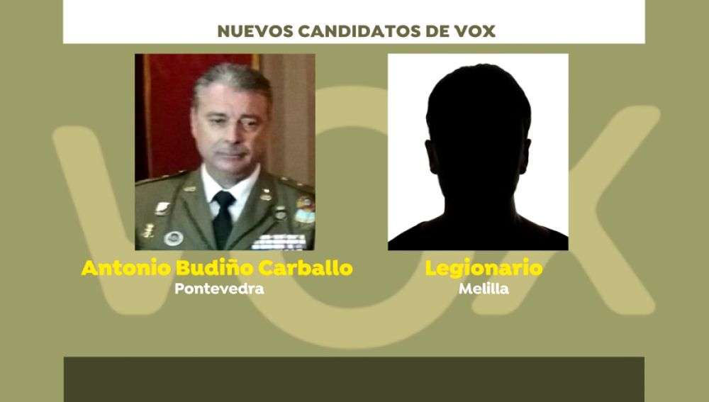 Vox recluta más militares como candidatos