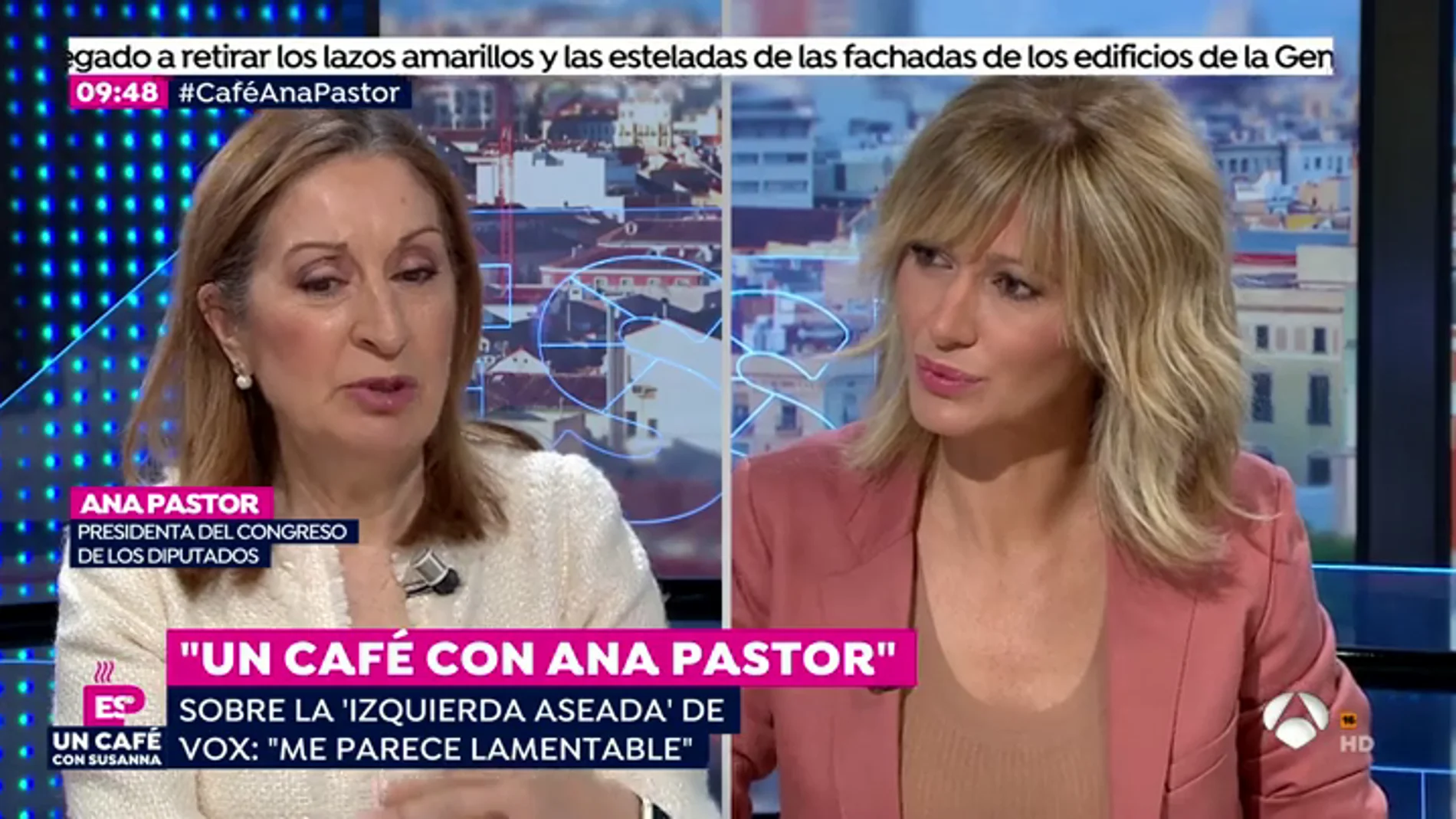 Ana Pastor, sobre la "izquierda aseada" de Vox: "Es lamentable, a las personas no se las puede medir por cómo van vestidas"