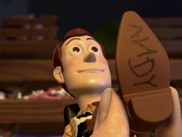 Woody, uno de los juguetes favoritos de Andy