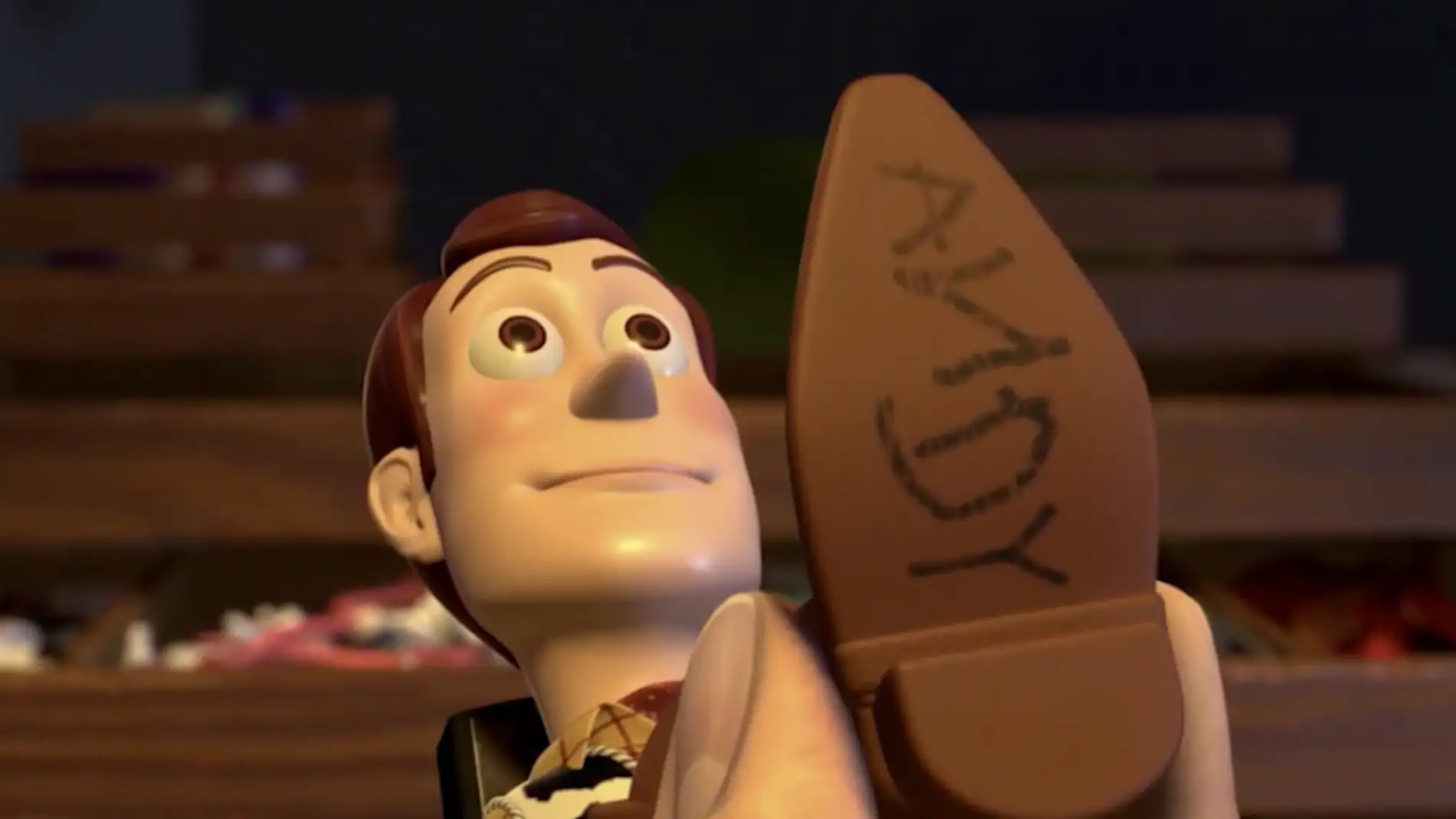 Woody, uno de los juguetes favoritos de Andy