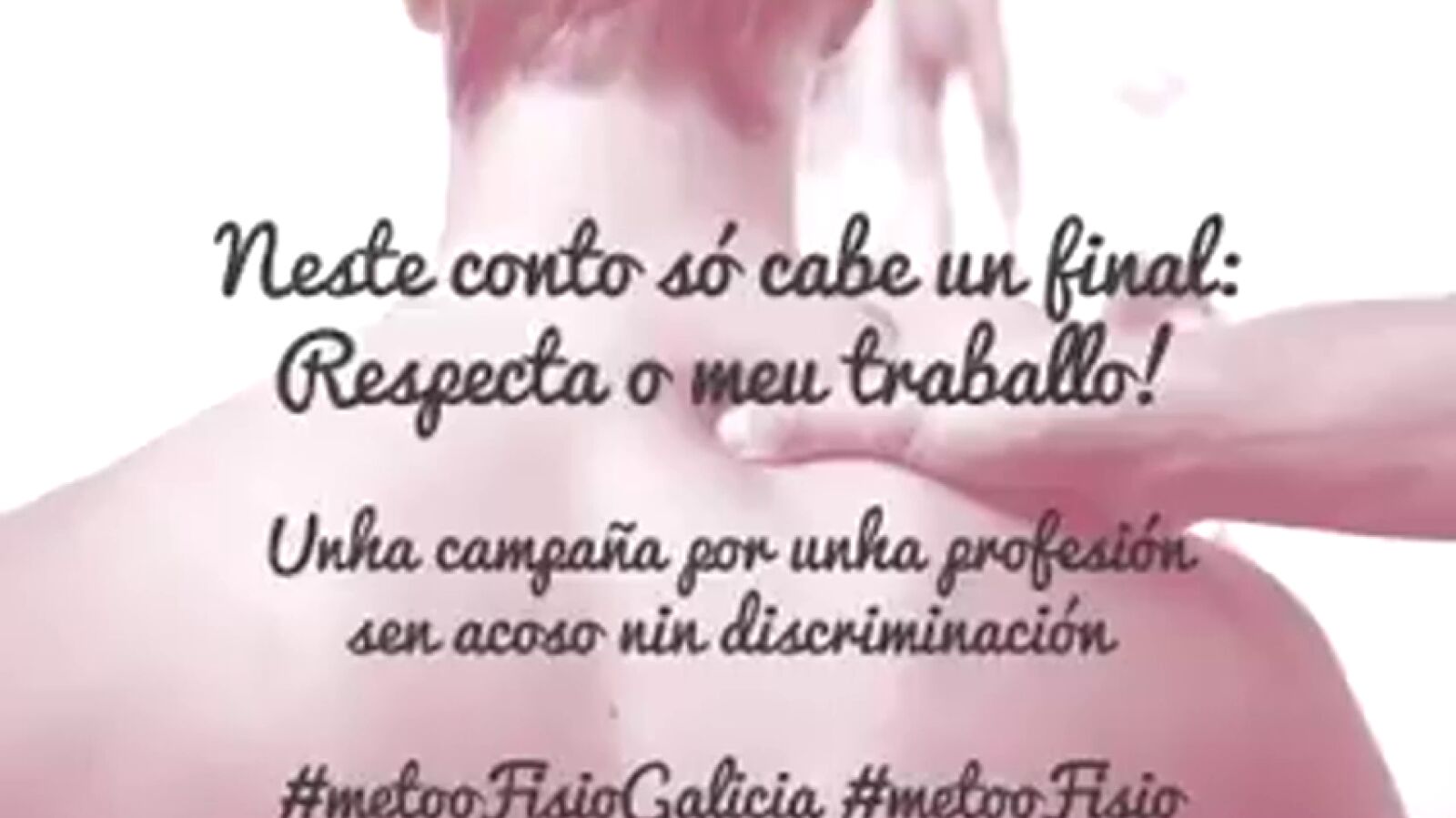 Fisioterapeutas gallegos lanzan una campaña para desexualizar la profesión: 