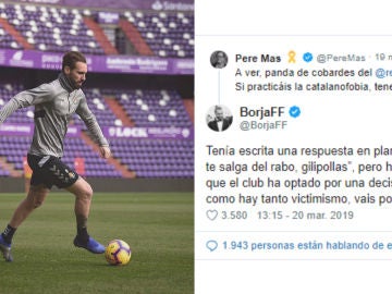 Borja, jugador del Valladolid