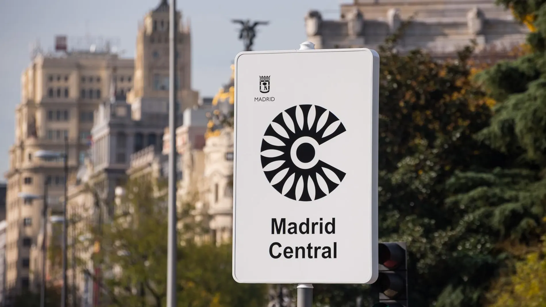 Señal de Madrid Central Señal de Madrid Central