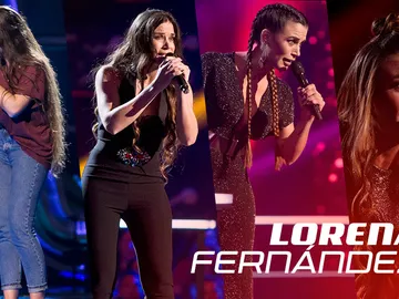 Así han sido las actuaciones de Lorena Fernández en ‘La Voz’ Así han sido las actuaciones de Lorena Fernández en ‘La Voz’