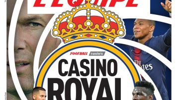 La portada de 'L'Equipe' con los planes del Real Madrid para el mercado de fichajes