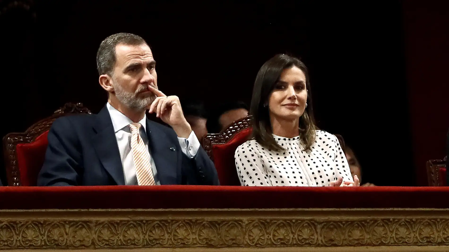  Los reyes Felipe VI y Letizia, durante la sesión inaugural del VIII Congreso Internacional de la Lengua Española 