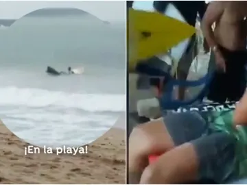 El momento en el que rescatan e intentar reanimar a Luzimara Souza El momento en el que rescatan e intentar reanimar a Luzimara Souza