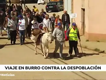 El alcalde de un pueblo de Soria irá en burra desde su pueblo hasta a Calatayud para denunciar la falta de medios de transporte El alcalde de un pueblo de Soria irá en burra desde su pueblo hasta a Calatayud para denunciar la falta de medios de transporte
